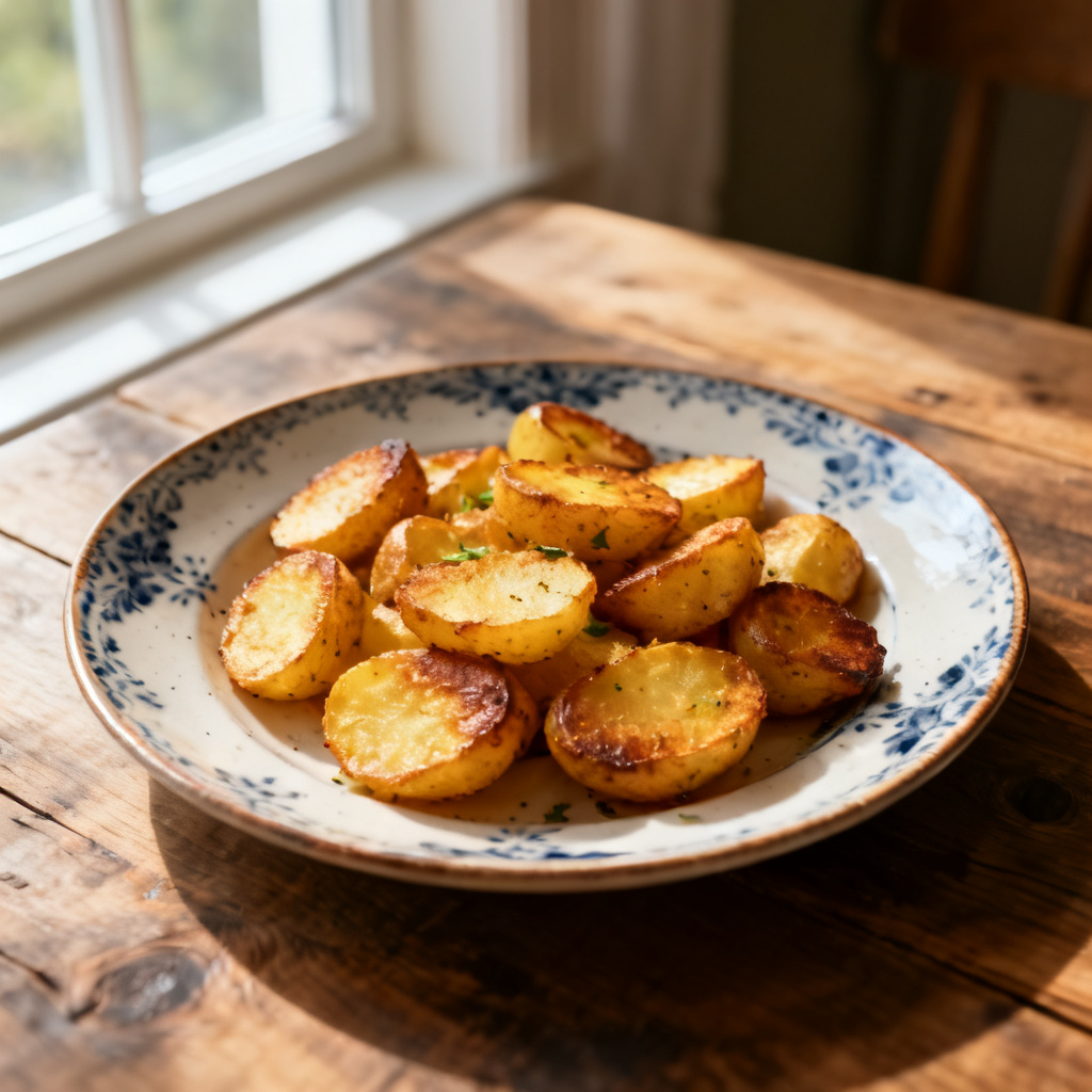 Rostad potatis med blue cheese dressing