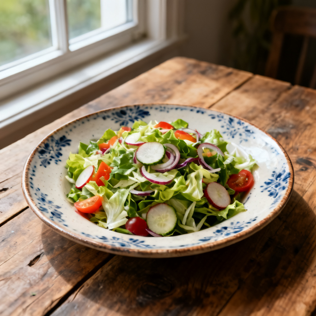 Primörsallad med rökt fisk och ägg
