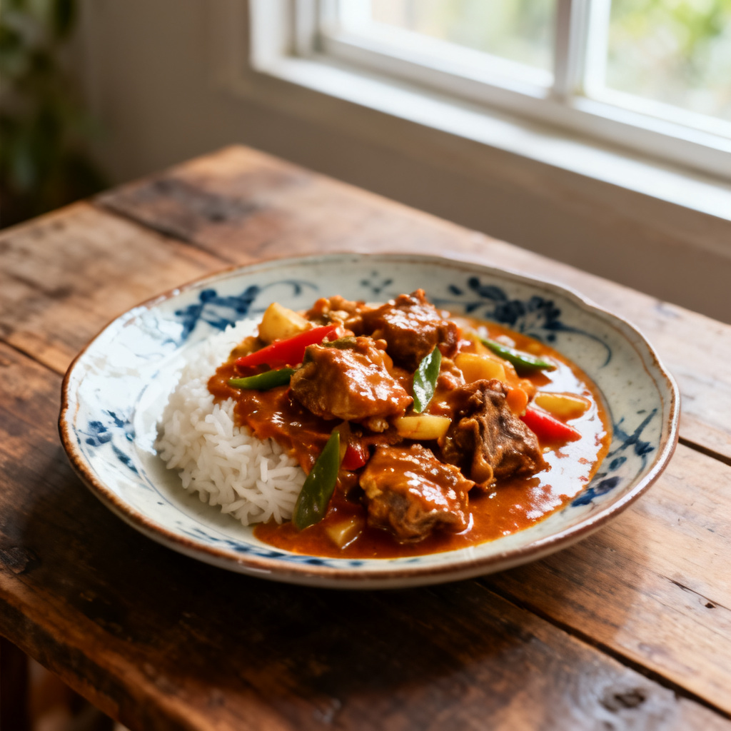 Räkor i curry