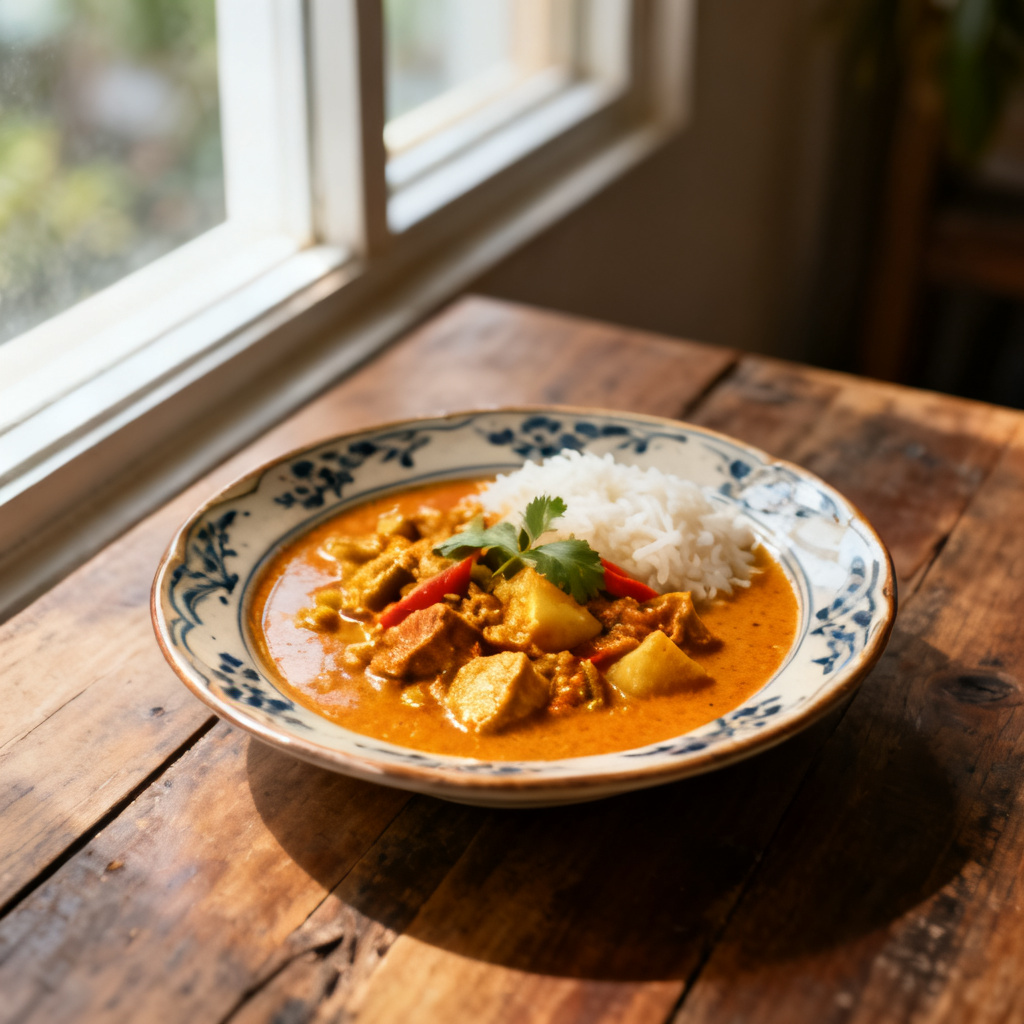 Röd Curry Lax