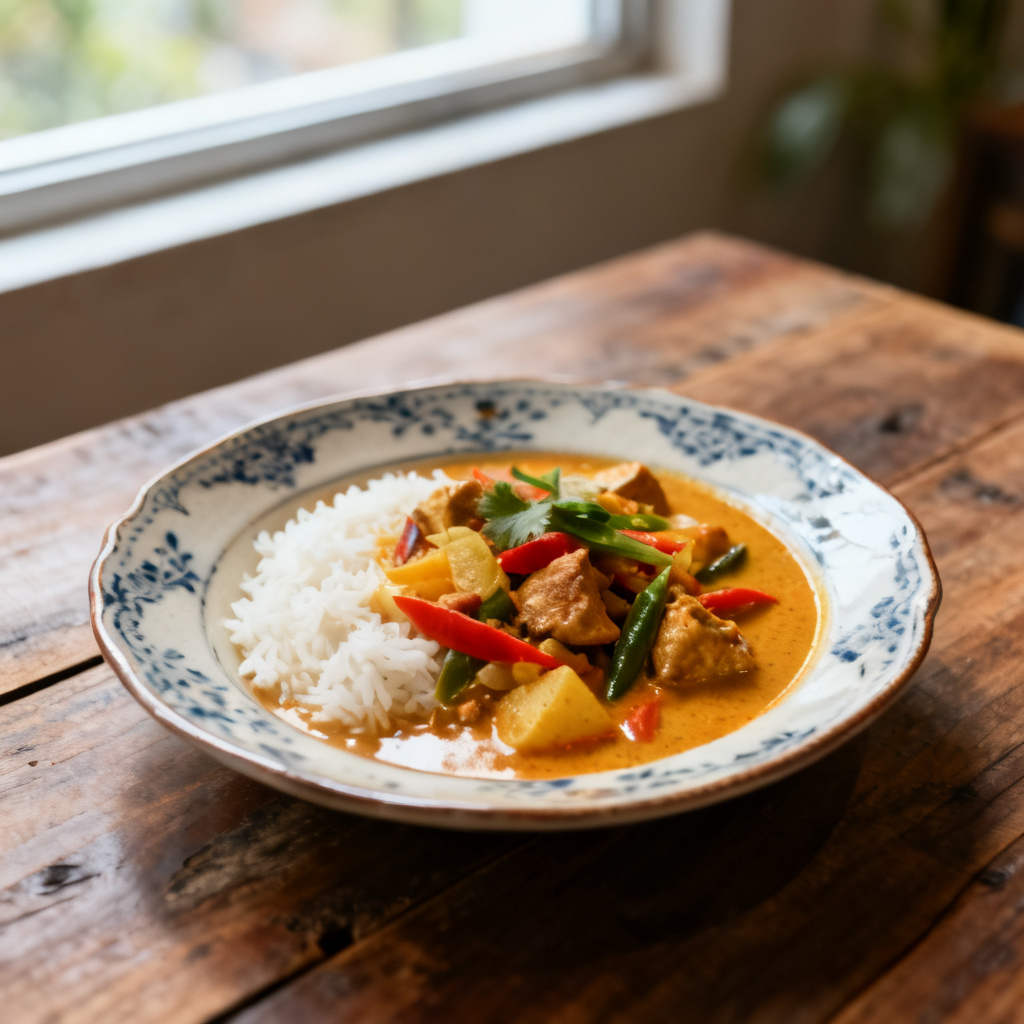 Räkor, butternut & mango curry