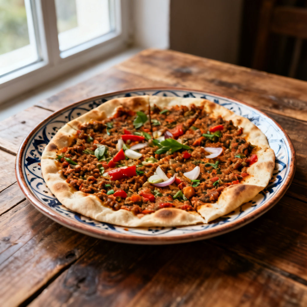 Turkish lahmacun