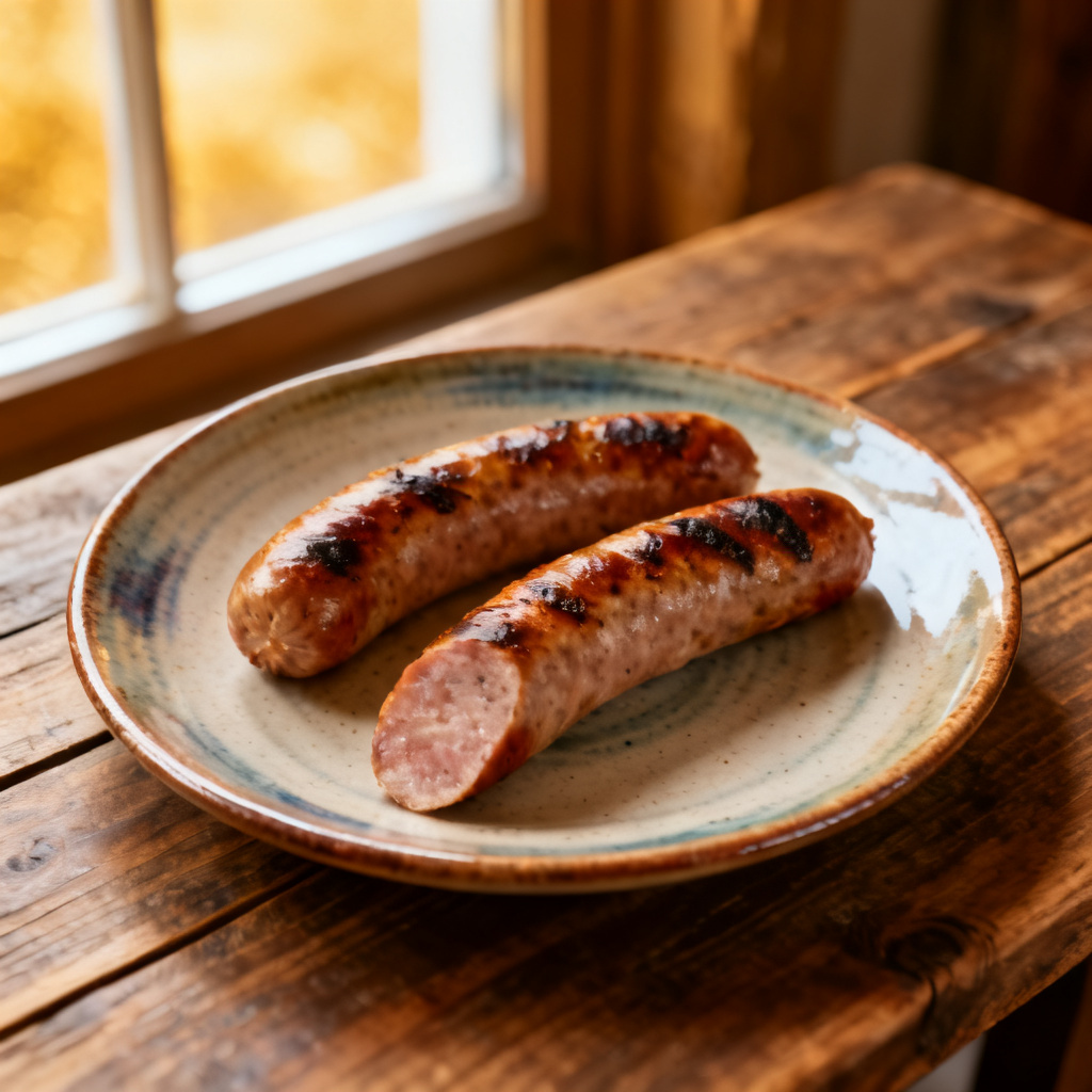 Bratwurst och surkål