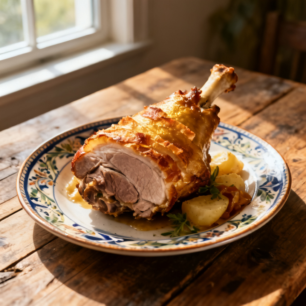 Fläsk: Schweinshaxe
