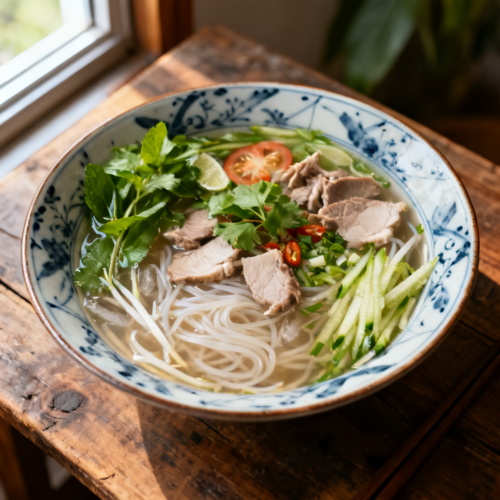 Aromatisk Pho-soppa