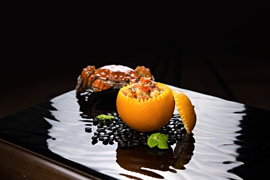 Pavlova med apelsincurd