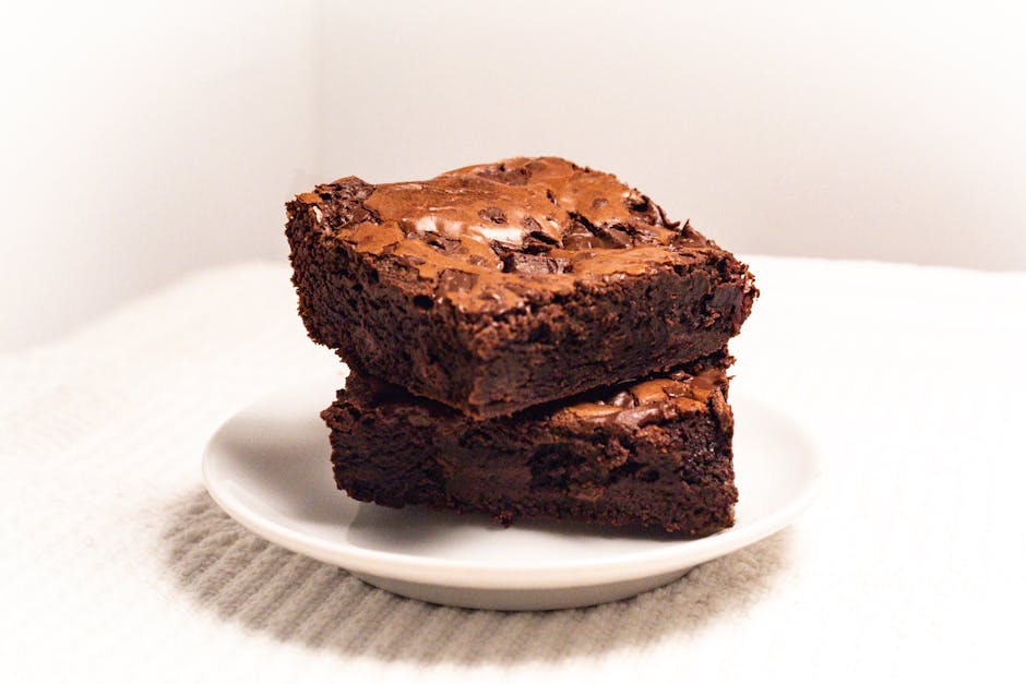 Flourless Double-Chocolate Brownies