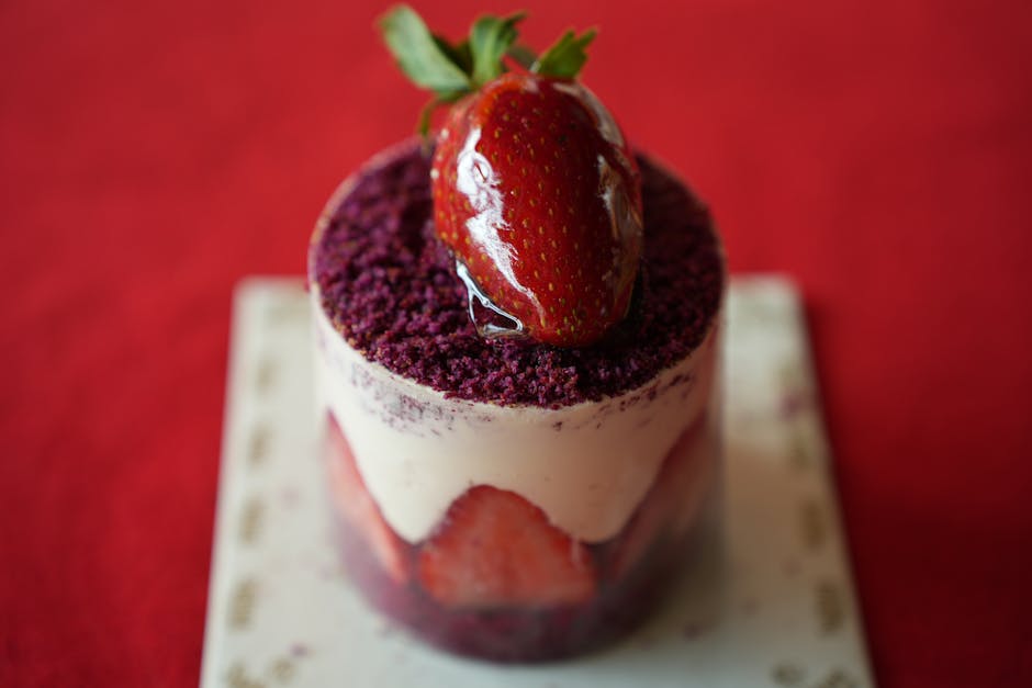 Tomat-jordgubbssorbet