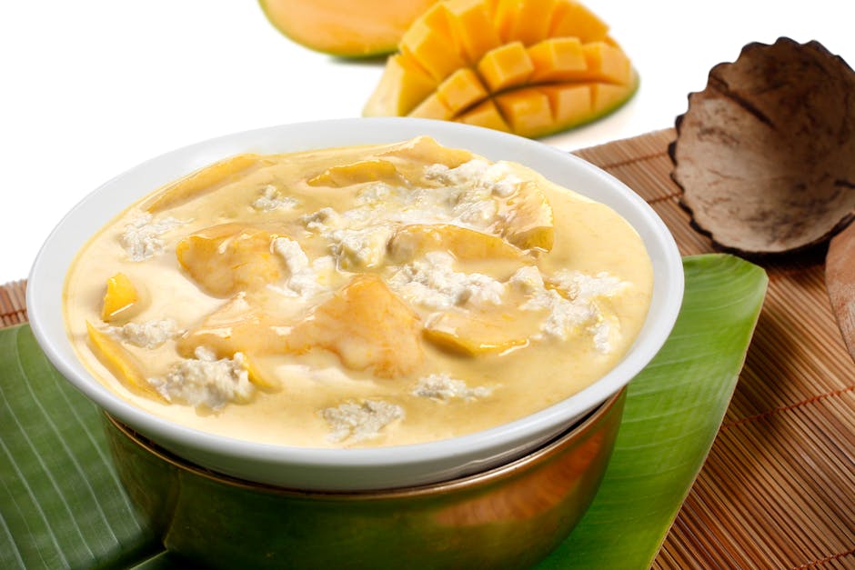 Indisk Dal med koriander och mango chutney