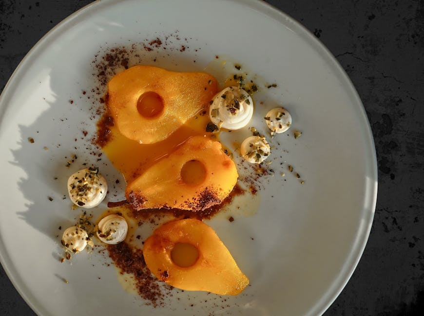 Ingefära & vanilj päron gröt topping